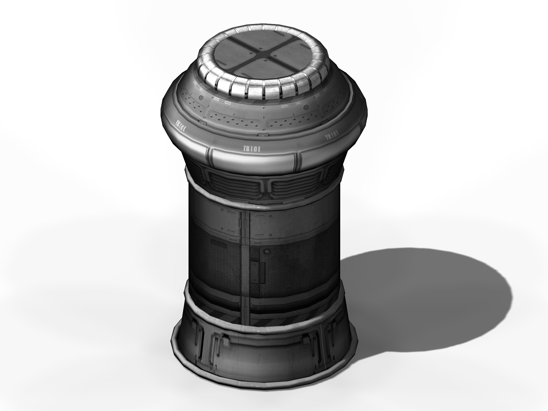 ArtStation - Space Ship - Ground Trash Can 02 | Game Assets