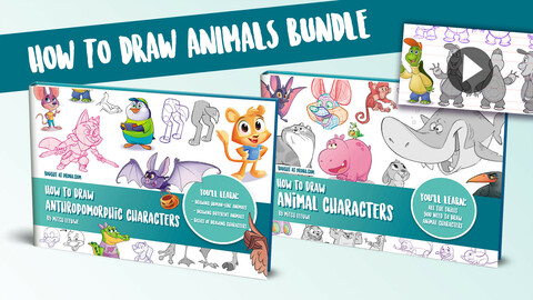 How to Draw Animals Bundle