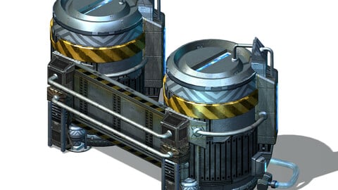 Future World - Ground Chemical Container 06