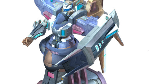 Future World - Mechanical Statue 03