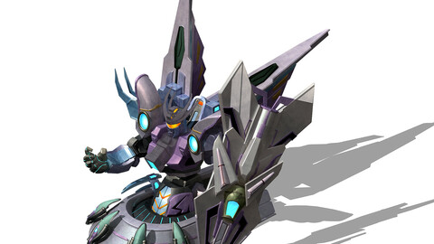 Future World - Mechanical and Mechanical Statue 03