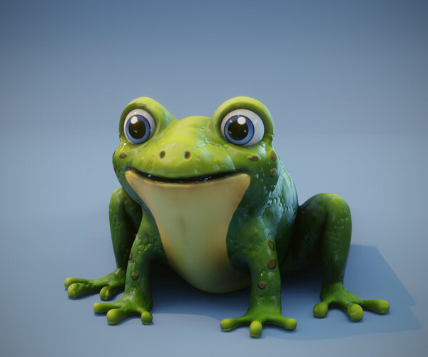 artstation-cartoon-frog-animated-3d-model-game-assets