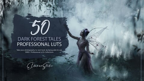 50 Dark Forest Tales LUTs and Presets Pack