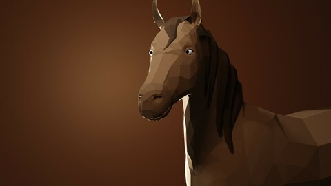 Hight Poly Horse
