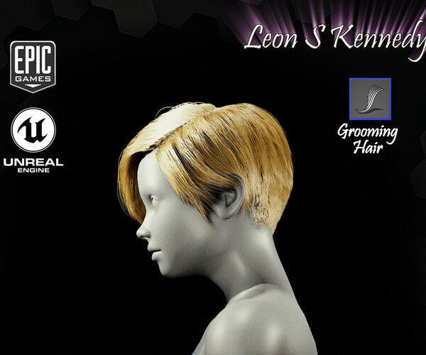 Resident Evil Leon Scott Kennedy Cosplay Wig | eBay