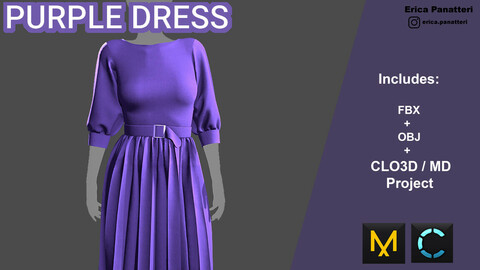 Purple dress
