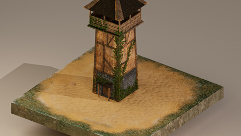 Archer Tower Level 1 3D Model