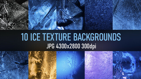 10 ice texture photo pack