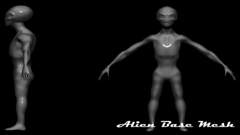 Alien Base Mesh