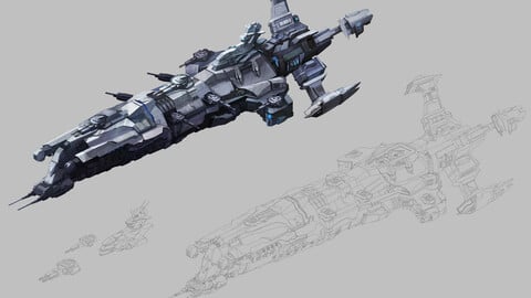 Battleship - medium ship 01
