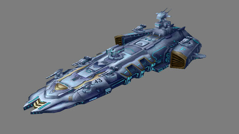 Battleship - medium ship 02