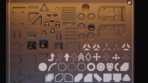 VPF_2D&3D Starter Decal Set