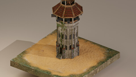 Archer Tower Level 20 3D Model
