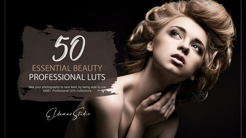 50 Essential Beauty LUTs and Presets Pack