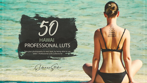 50 Hawaii LUTs and Presets Pack