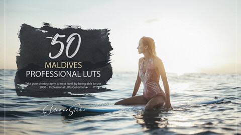 50 Maldives LUTs and Presets Pack