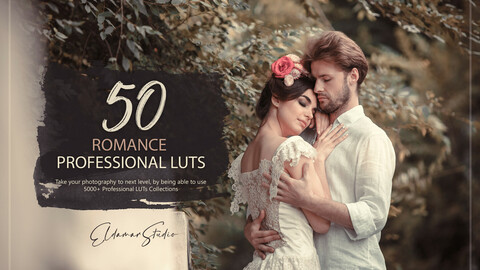 50 Romance LUTs and Presets Pack