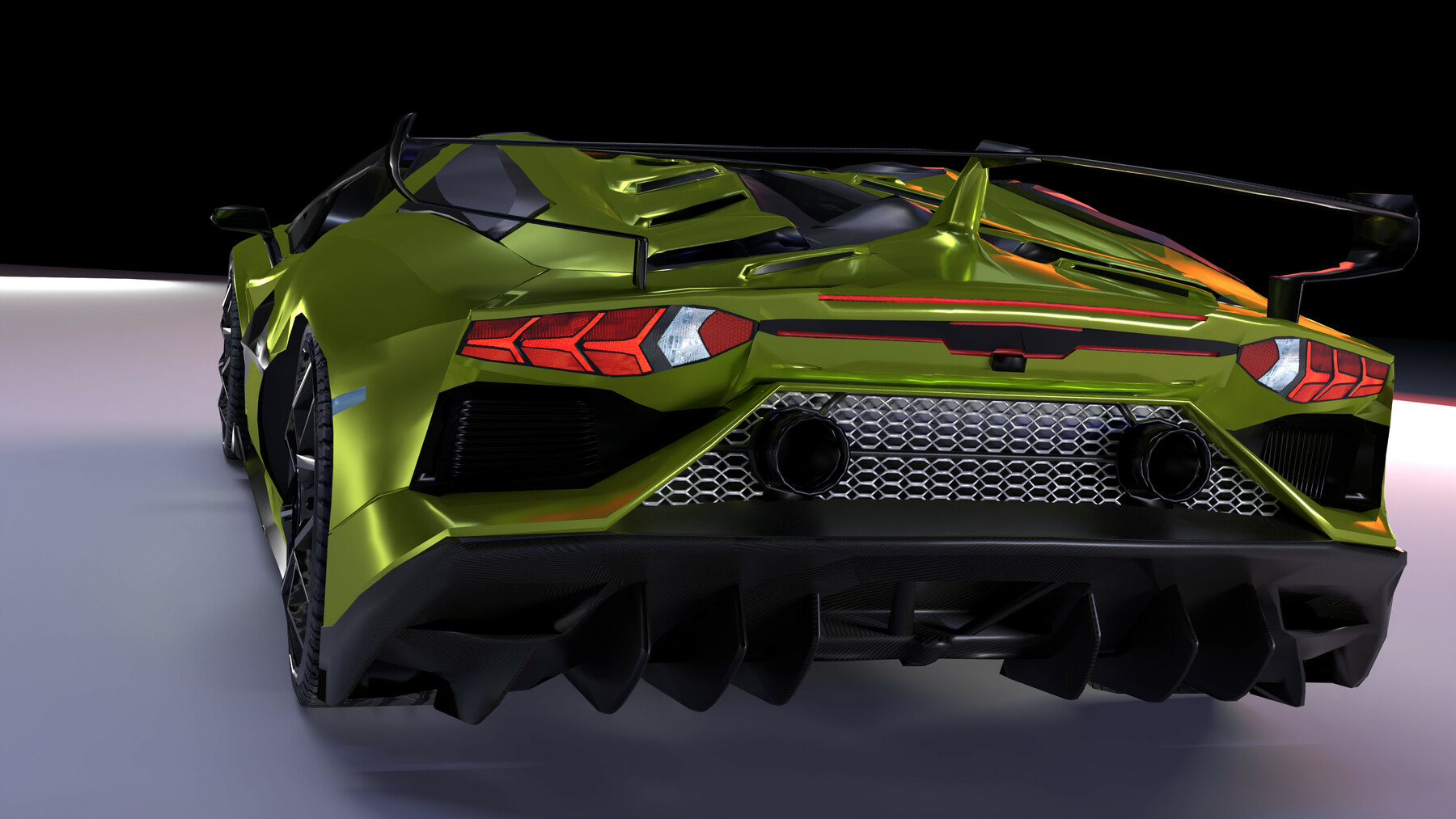 ArtStation - Lamborghini Aventedor SVJ Roadster | Game Assets