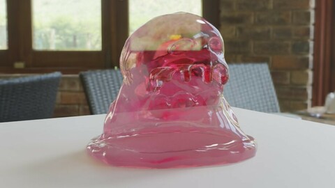 Slime Creature Low-poly 3D model