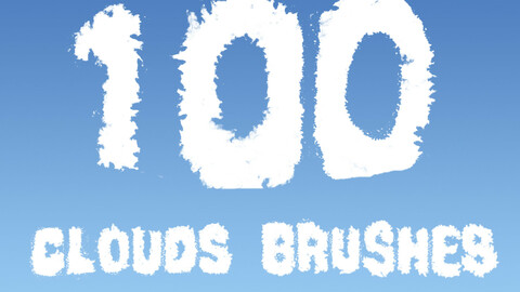 100 cloud brushes