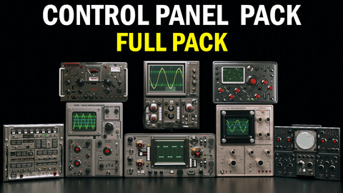 control panel full pack - control panel 3D MODEL