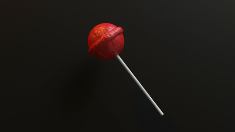 Lollipop 3D Model for Blender
