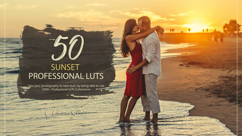 50 Sunset LUTs and Presets Pack