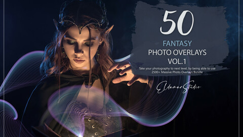 50 Fantasy Photo Overlays - Vol. 1
