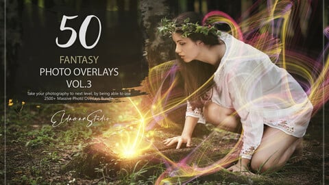 50 Fantasy Photo Overlays - Vol. 3