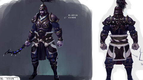 Low poly 3D characters - Archer Soul