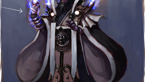 Low poly 3D characters-Huotian Tianshi