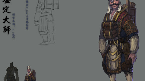 Low poly 3D characters-Master 3