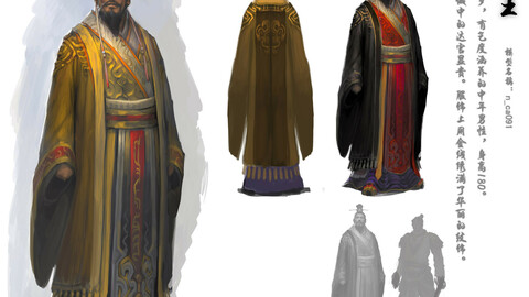 Low poly 3D characters-King