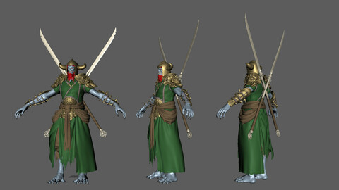 Monster Beast General Boss Model