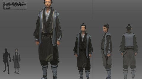 Low poly 3D characters