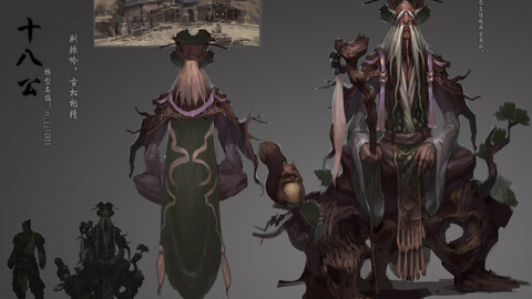 Low poly 3D characters-Eighteen public