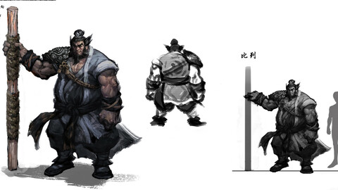 Low poly 3D characters - Gentleman