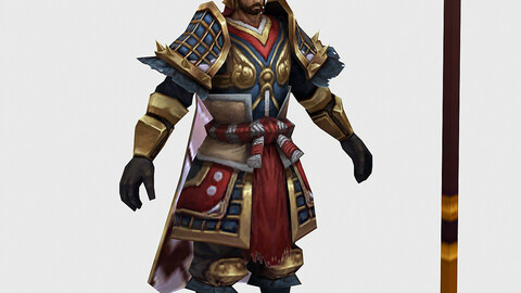 Low poly 3D characters