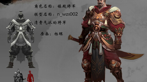 Low poly 3D characters - General Town Hall