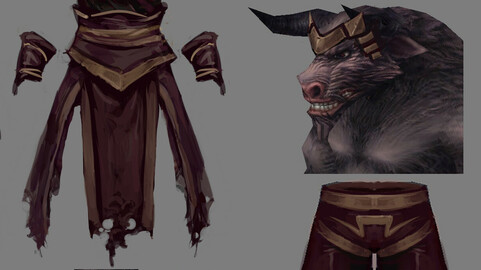 Cloth Set - Cow Magic 03