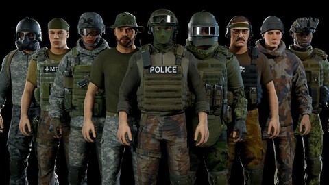 7,500 - 15,000 ROBUX] 3D Modeling Military Operators/Characters (Helmet,  Vest, Misc) Commission - Recruitment - Developer Forum