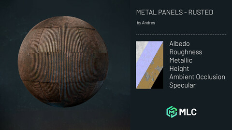 Metal Panels - Rusted