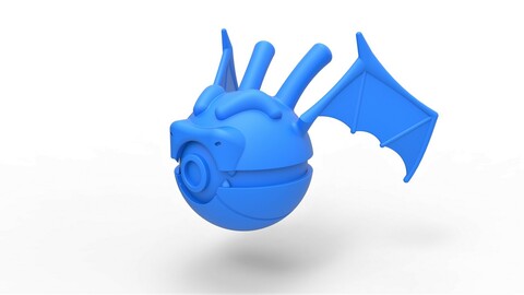 Cosplay 3D printable Pokeball Dragonite