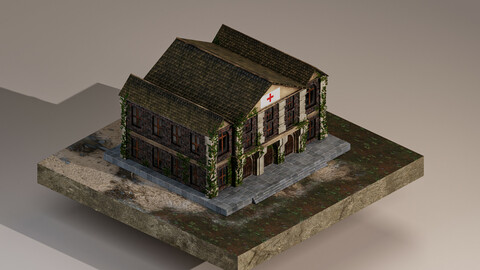 Medieval Hospital 3D Model