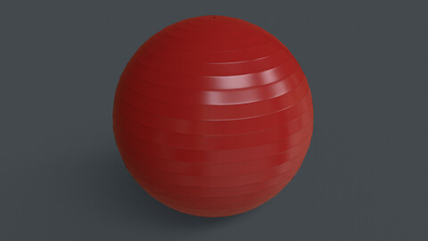 PBR Yoga Ball - Red