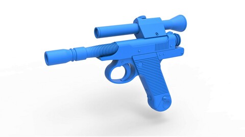 1:6 Cosplay 3D printable Blaster Pistol of Cara Dune from The Mandalorian TV series