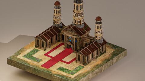 Hall of Fame 3D Model
