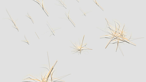 Low Poly Dead Grass Pack