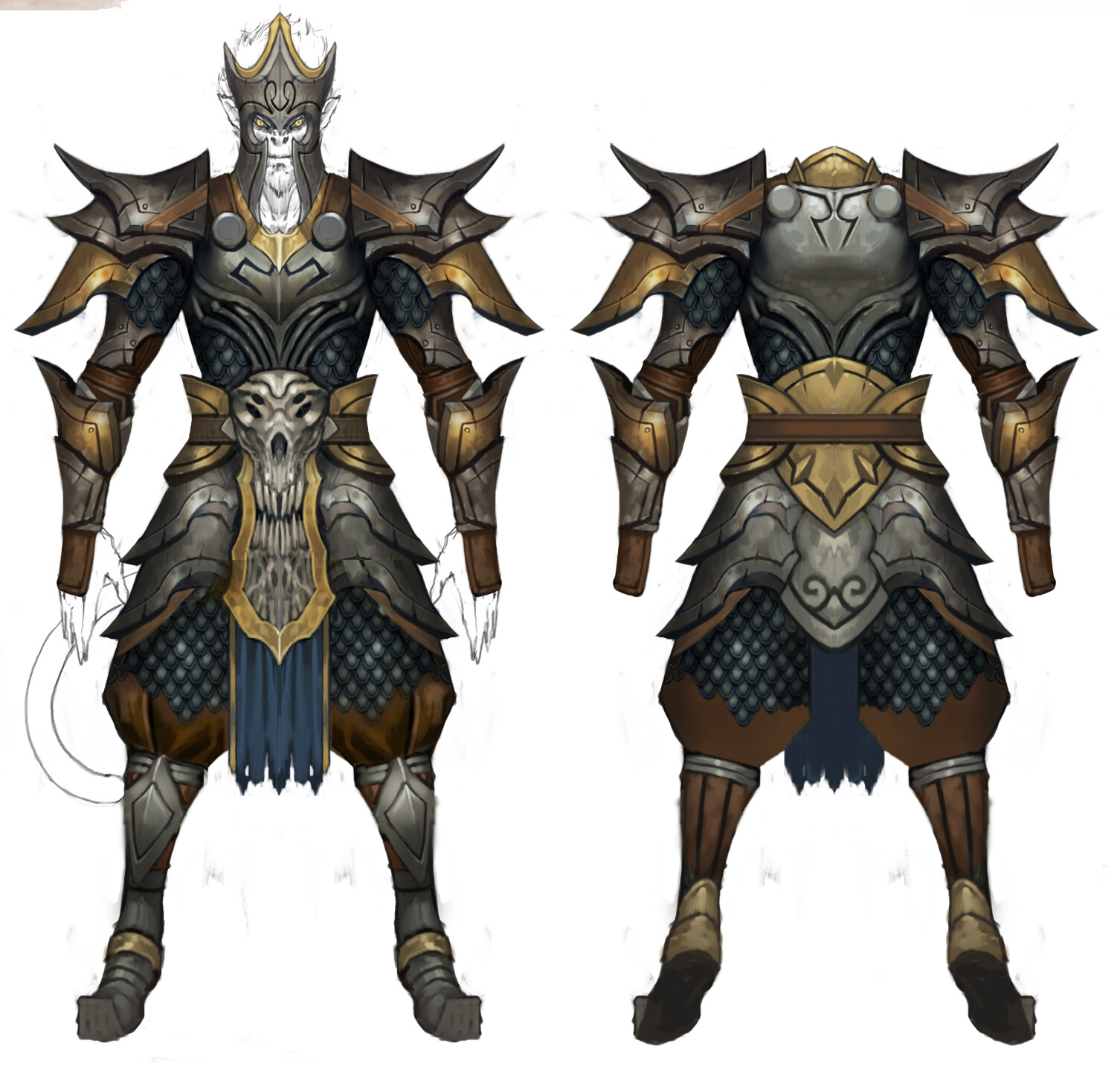 cool light armor designs