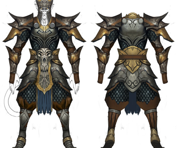 Artstation - Light Armor Set - Male 05 